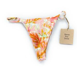 🌻NEW w.tag REVOLVE Stone Fox Swim Isle Hot Tropix Cheeky Bikini Sizes XL
